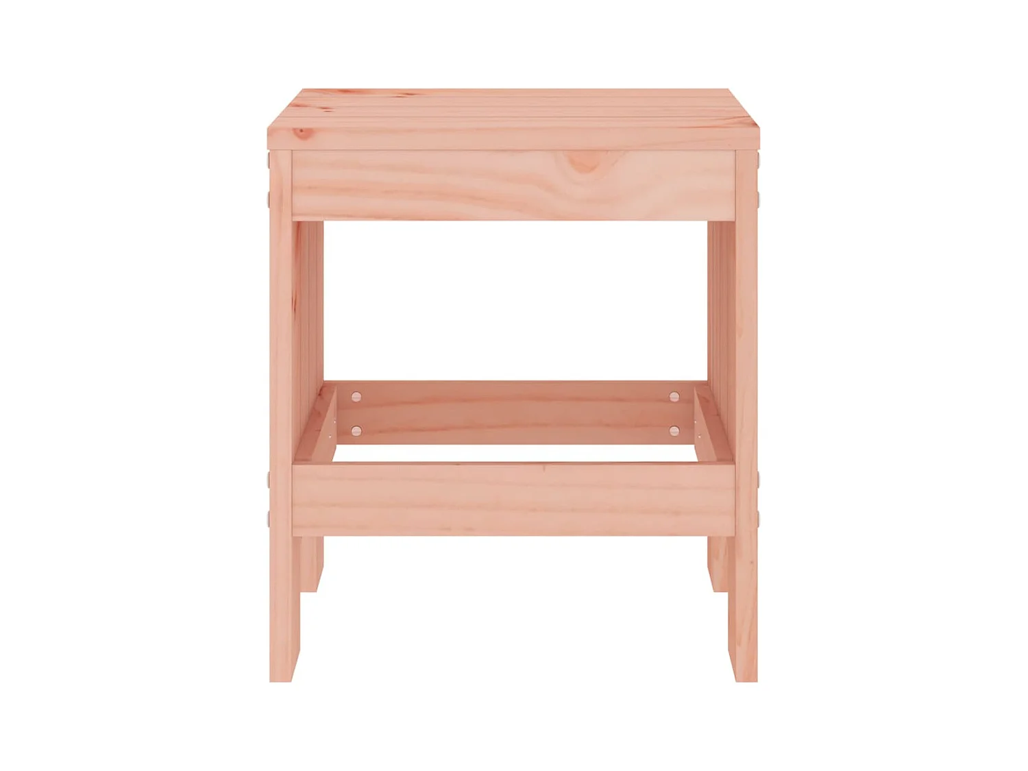 Set di 2 sgabelli da giardino 40x36x45 cm in legno massello di Douglas