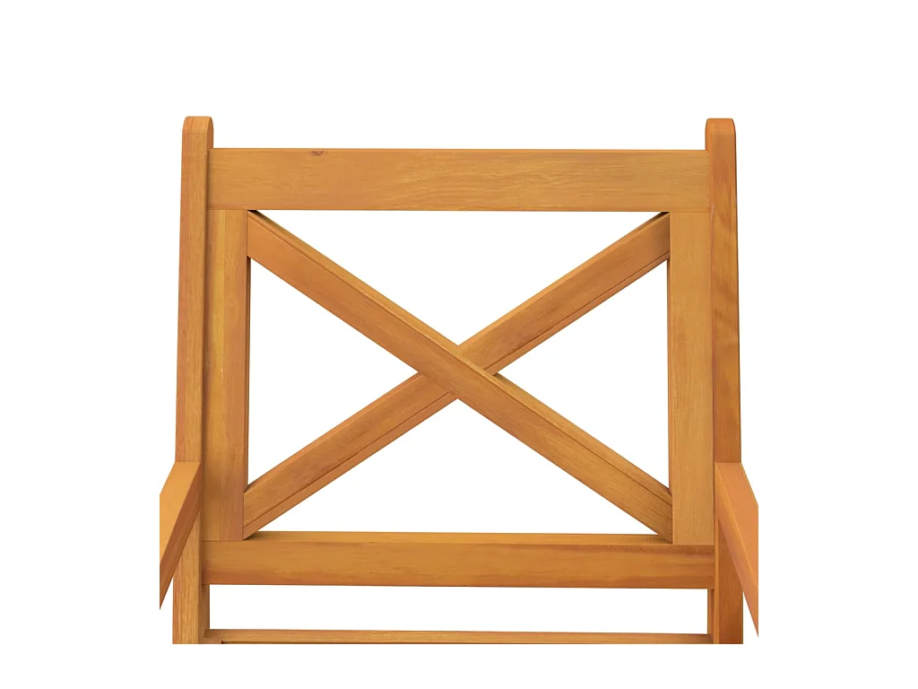 Set van 6 tuinstoelen van massief acaciahout