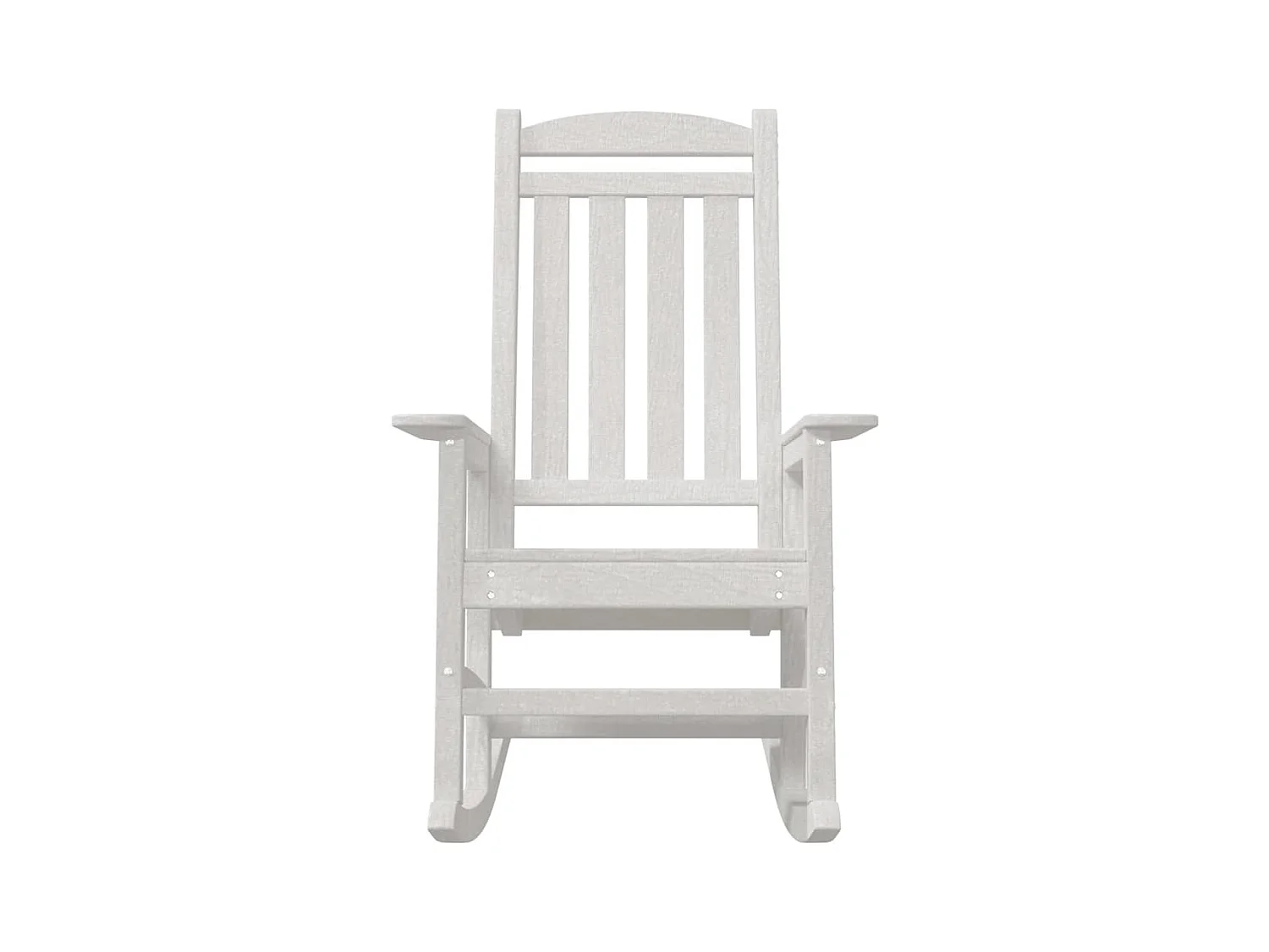 Chaise Berçante de Jardin Blanc 70 x 92 x 108 cm Plastique