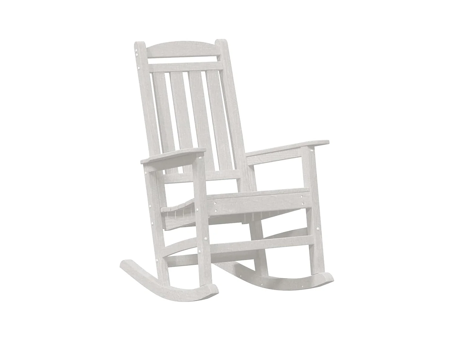 Witte tuinschommelstoel 70 x 92 x 108 cm kunststof