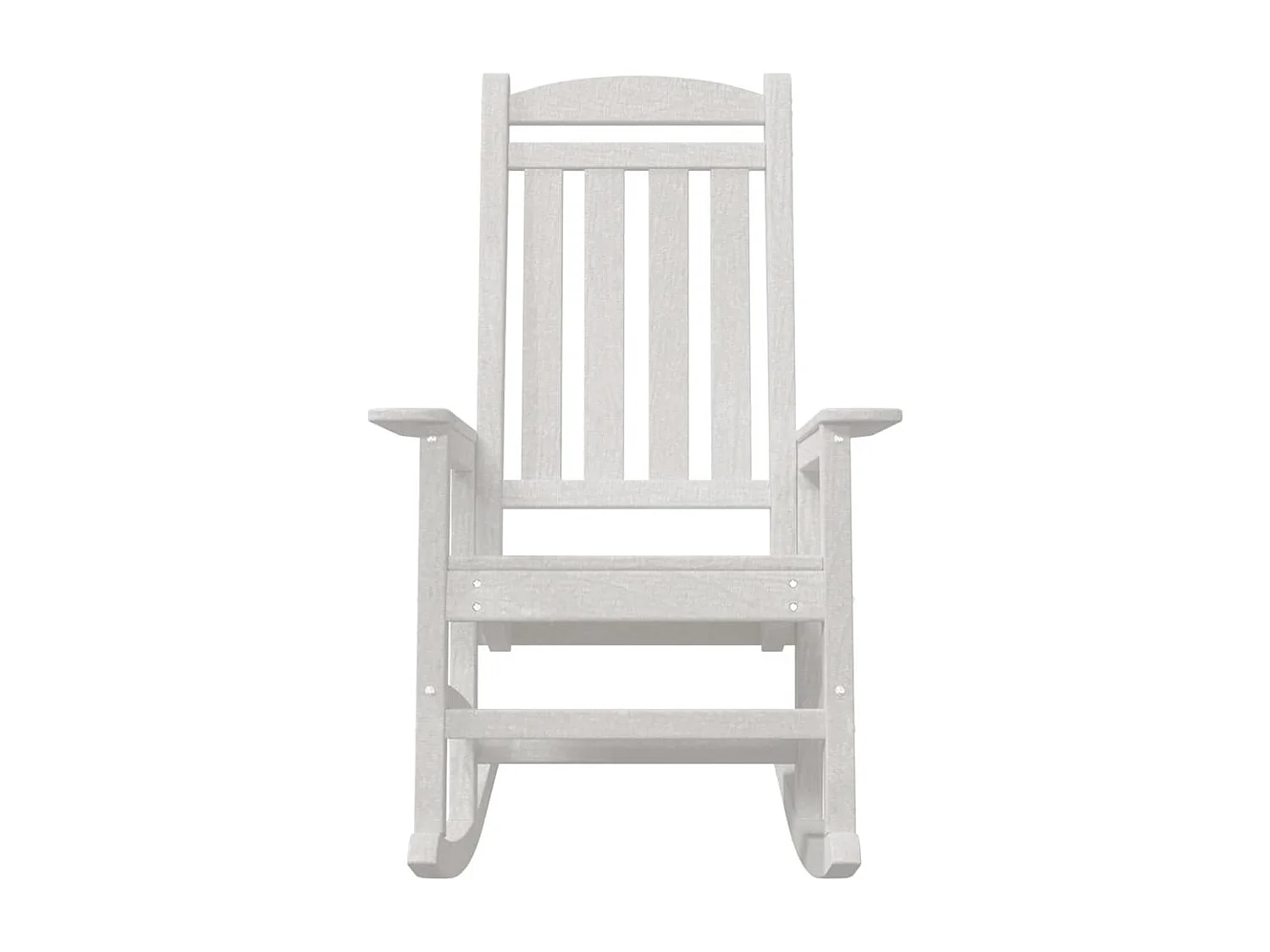 Chaise Berçante de Jardin Blanc 70 x 92 x 108 cm Plastique