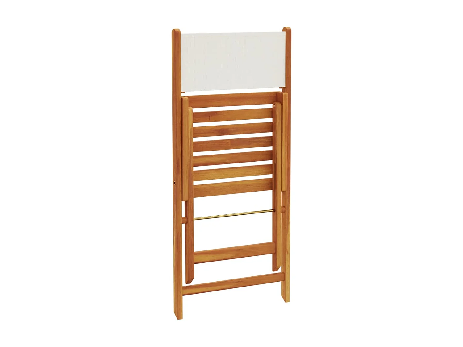 Chaises de jardin pliantes lot de 8 tissu et bois massif