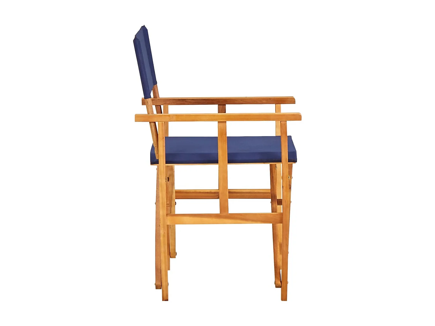 Sedia da regista in legno massello di acacia blu