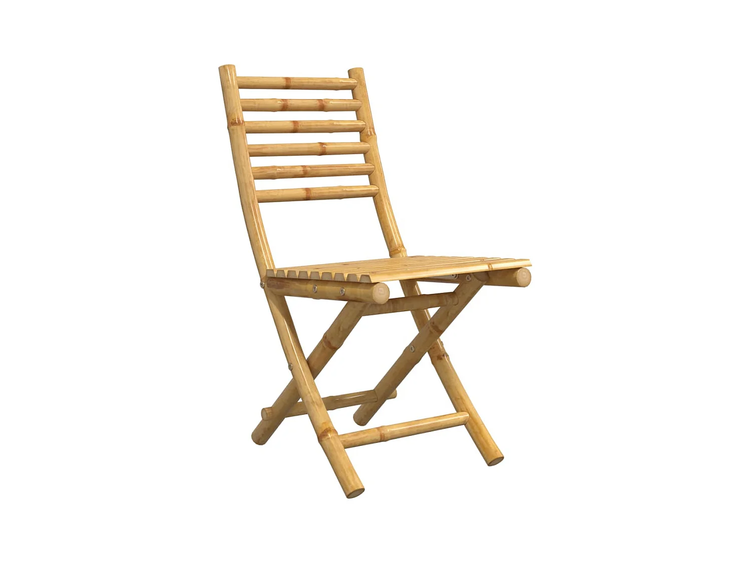 Opvouwbare tuinstoelen set van 4 43x54x88 cm bamboe