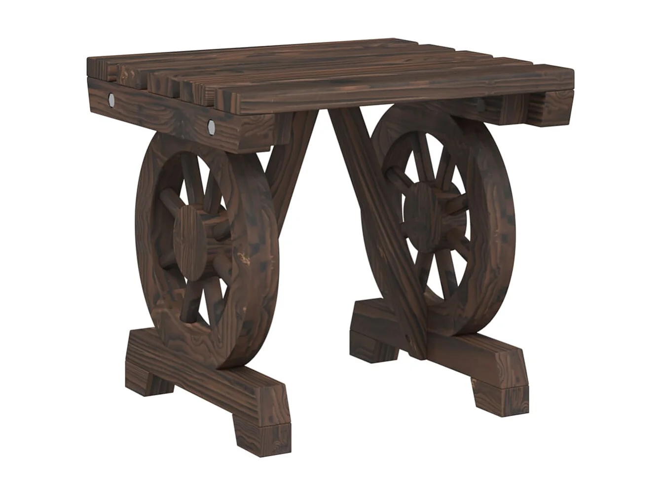 Repose-pieds de jardin lot de 2 bois de sapin massif