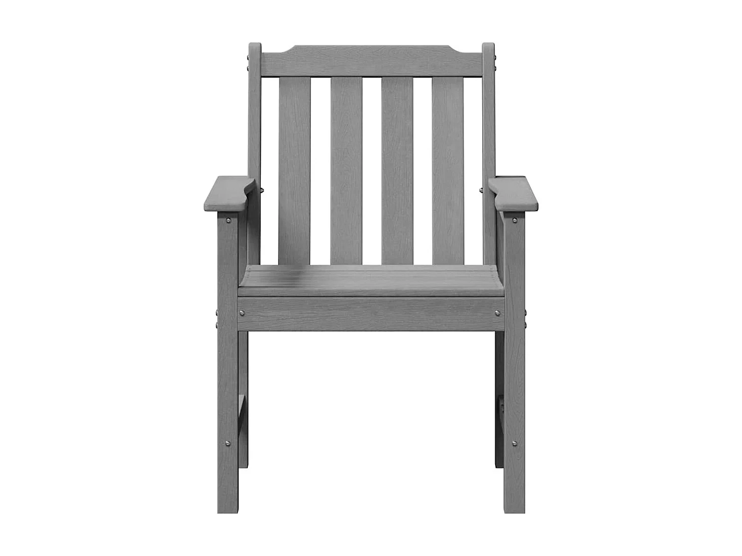 Chaise de jardin. 2 pcs Gris clair 65,5 x 59 x 88cm Plastique