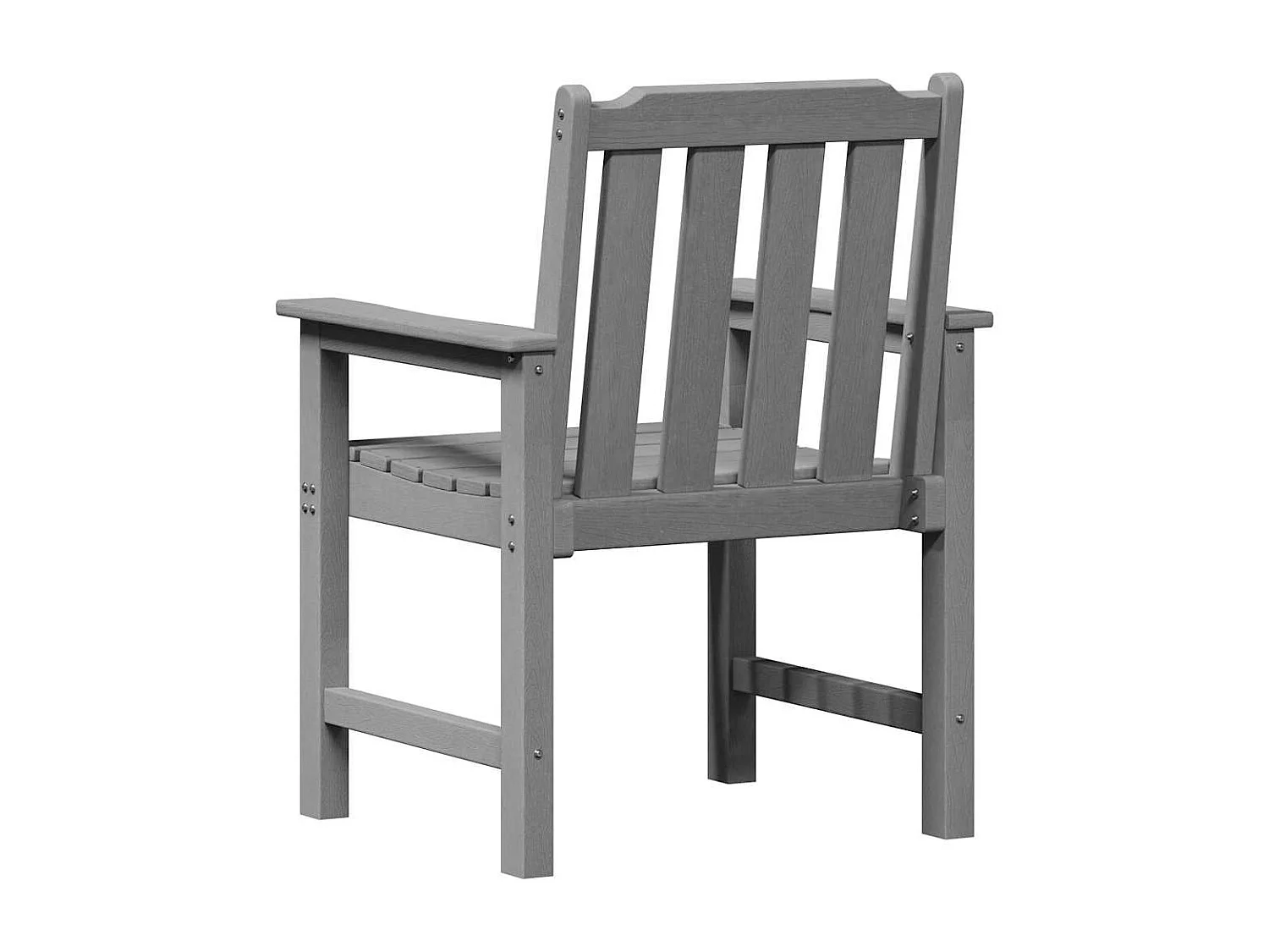 Chaise de jardin. 2 pcs Gris clair 65,5 x 59 x 88cm Plastique