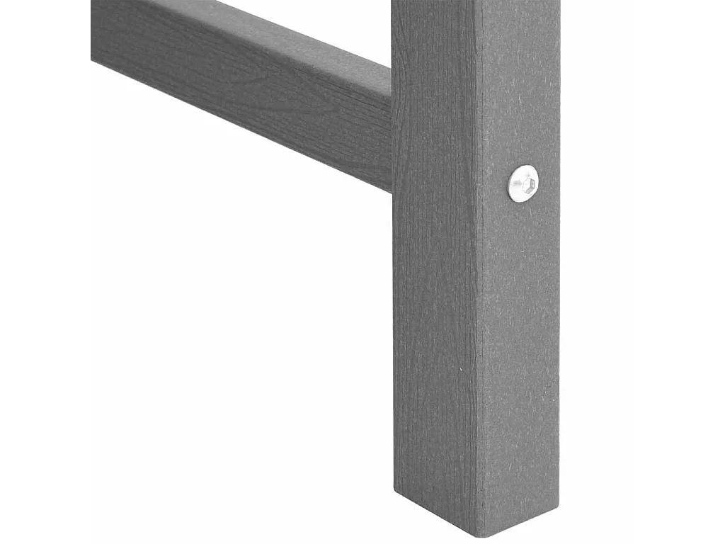 Sedia da giardino. 2 pezzi Grigio chiaro 65,5 x 59 x 88 cm Plastica