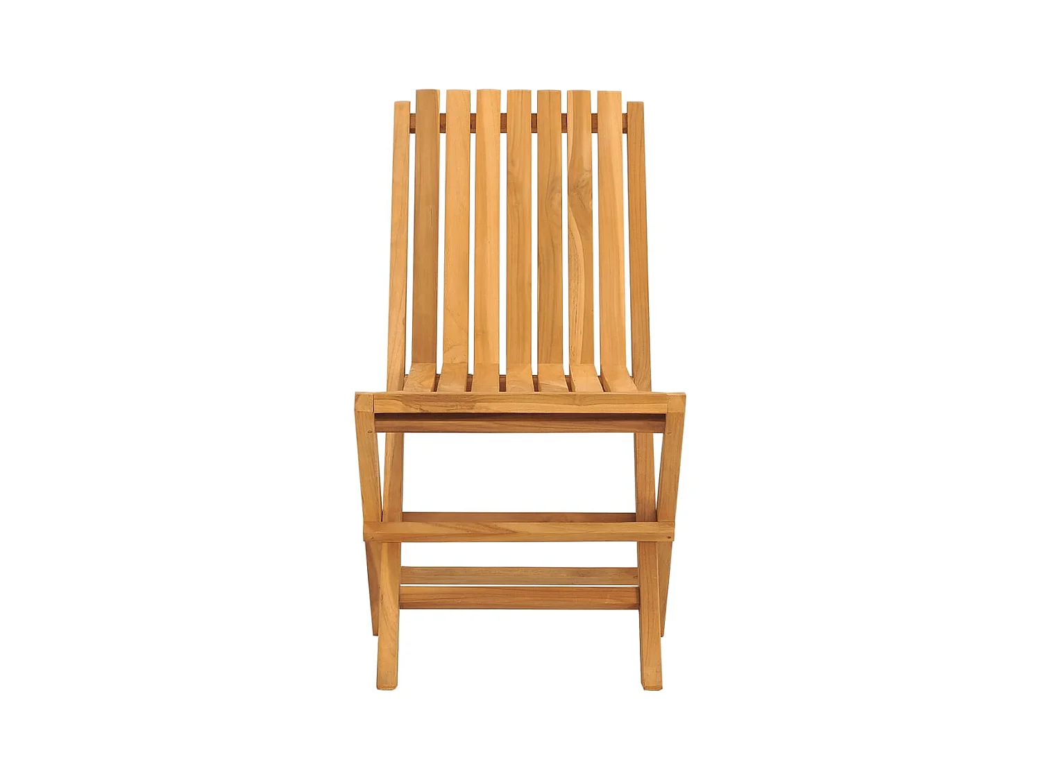 Opvouwbare tuinstoelen set van 2 47x47x89cm massief teakhout