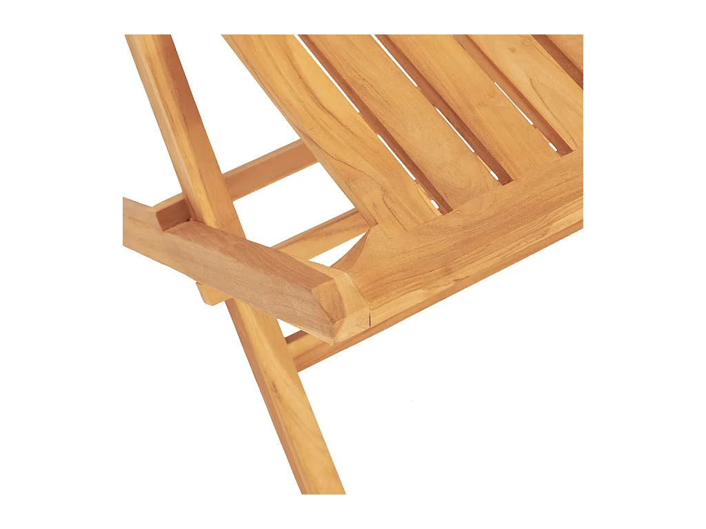 Opvouwbare tuinstoelen set van 2 47x47x89cm massief teakhout