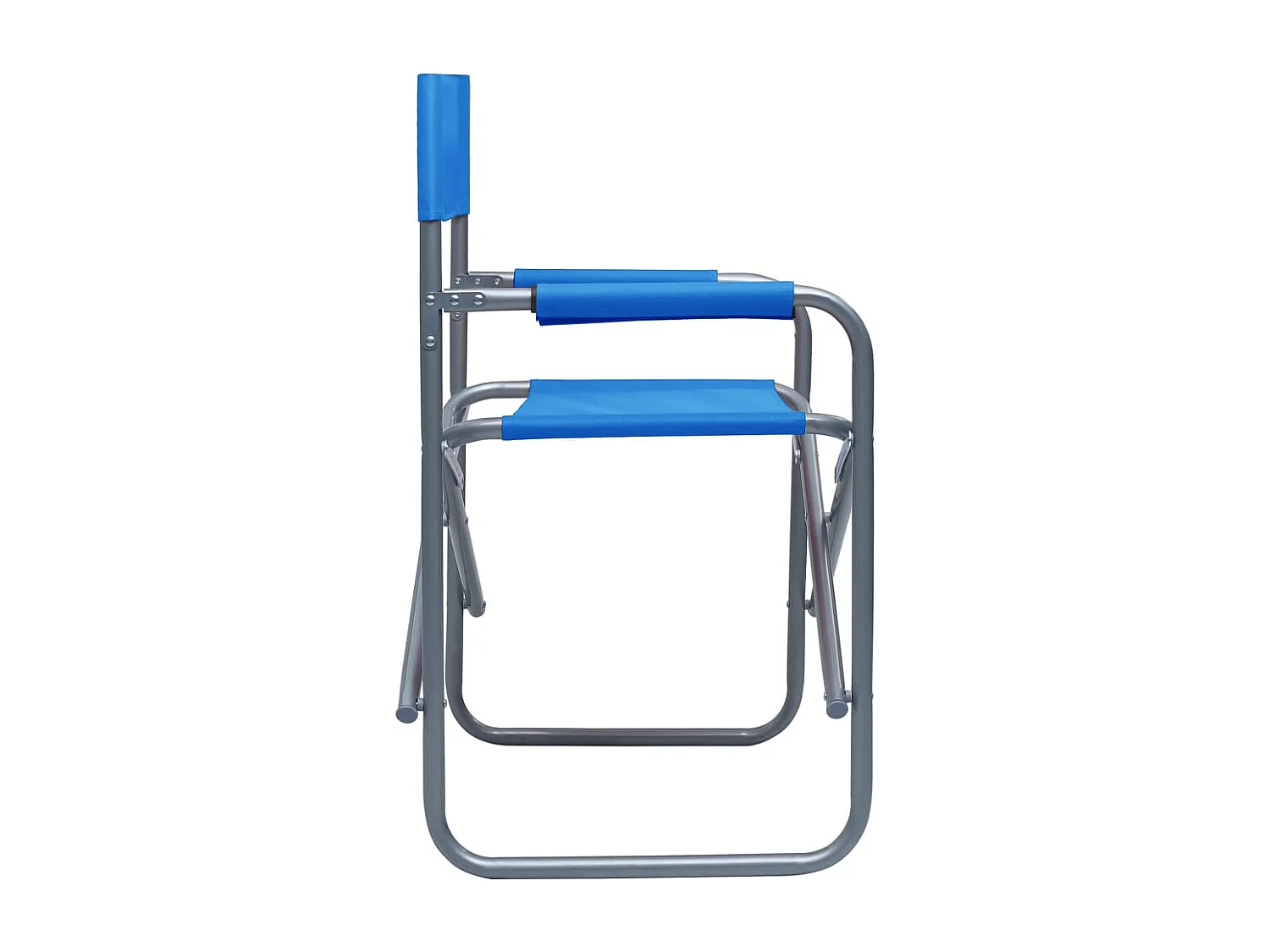 Chaises de metteur en scène lot de 2 Acier Bleu