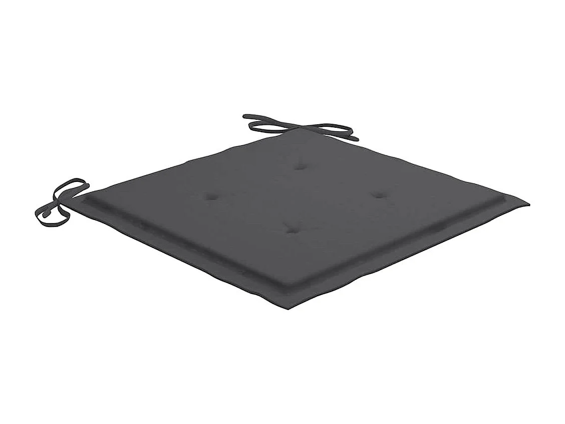 Outdoor Klappstühle 8er Set mit Auflagen Akazienholz