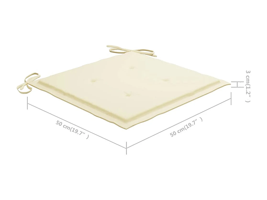 Set di 8 sedie e cuscini da giardino in legno massello di acacia grigio