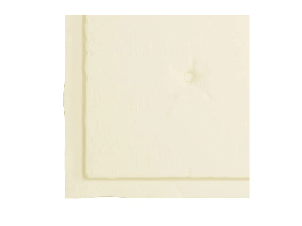 Chaises de jardin empilables avec coussins lot de 6 Teck solide