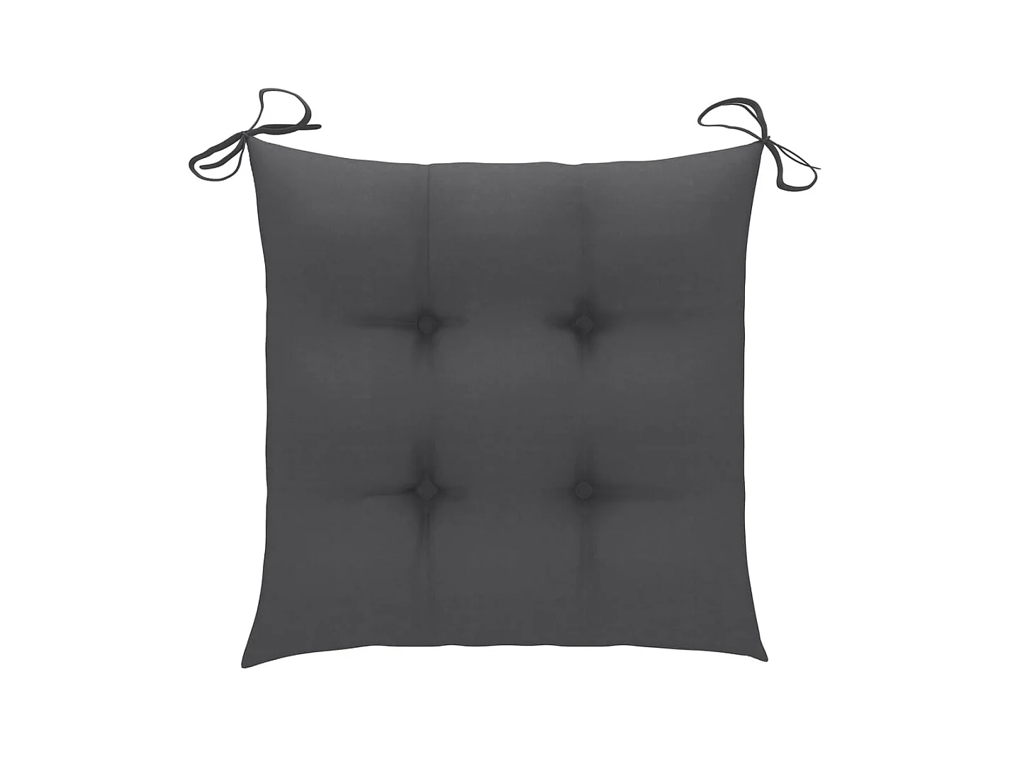 Chaises de jardin lot de 8 avec coussins Bois de teck massif