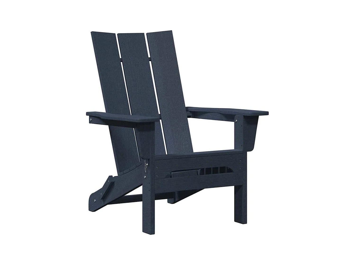 Opvouwbare Adirondack stoel marineblauw 74,5 x 80,5 x 90 cm