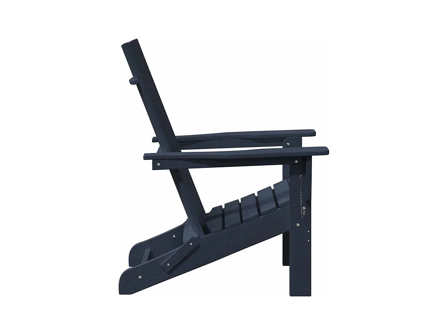 Opvouwbare Adirondack stoel marineblauw 74,5 x 80,5 x 90 cm