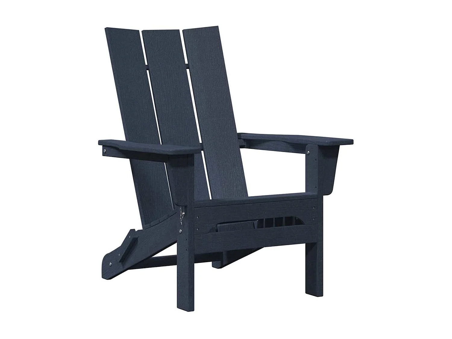 Chaise Adirondack pliante Bleu marine 74.5 x 80.5 x 90cm