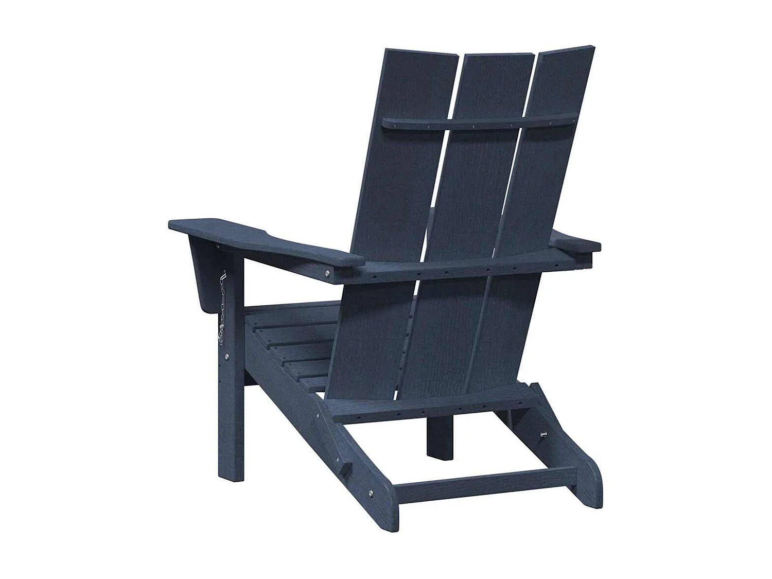 Chaise Adirondack pliante Bleu marine 74.5 x 80.5 x 90cm