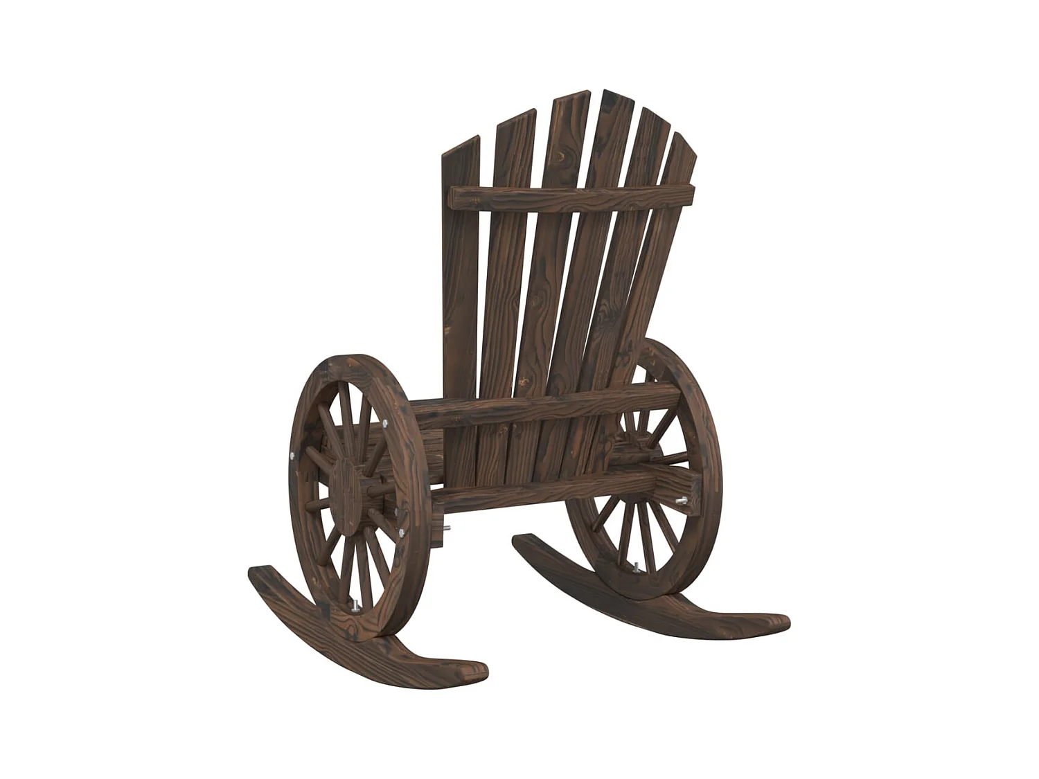 Chaises à bascule Adirondack lot de 2 bois de sapin massif