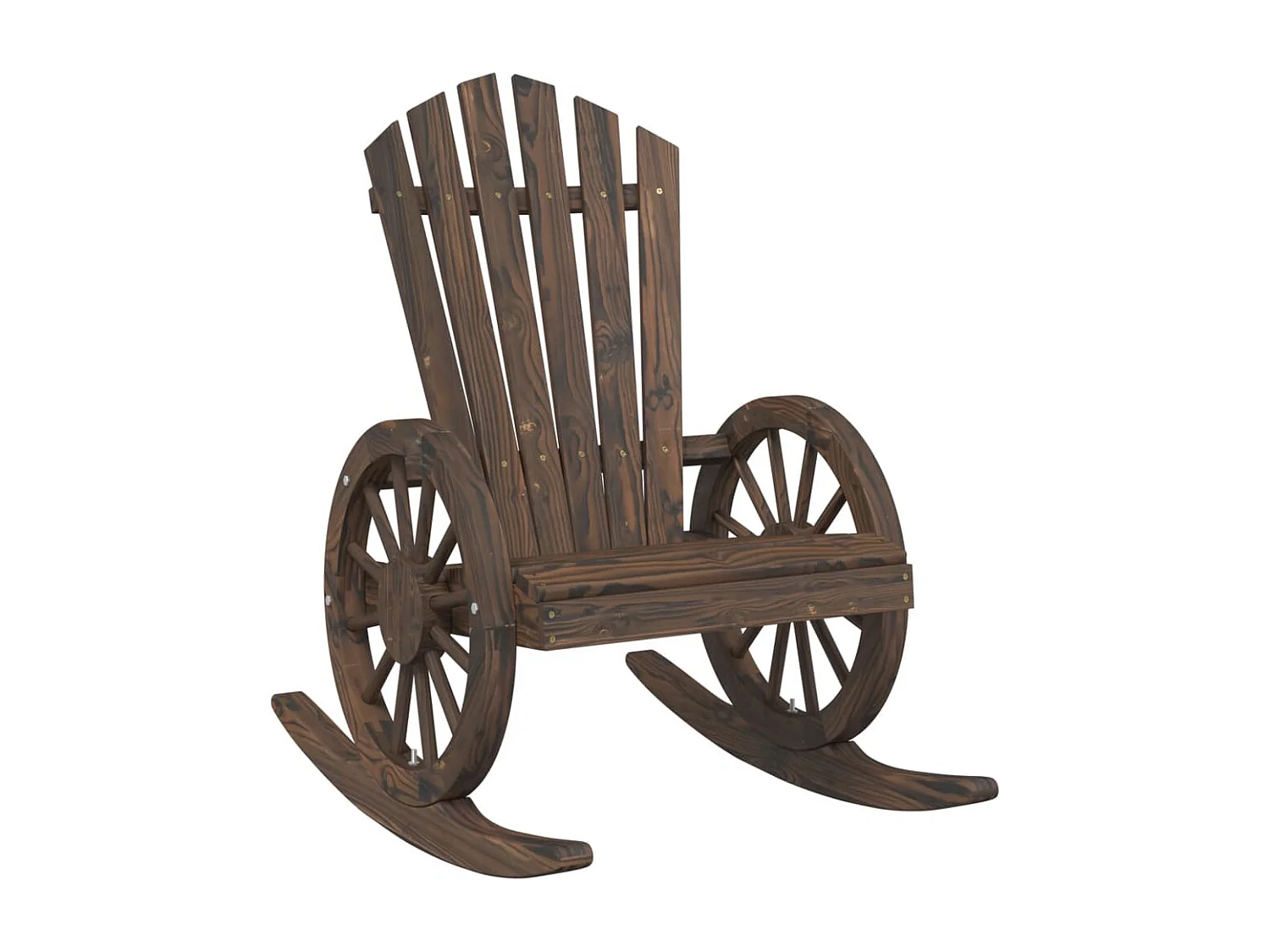 Chaises à bascule Adirondack lot de 2 bois de sapin massif