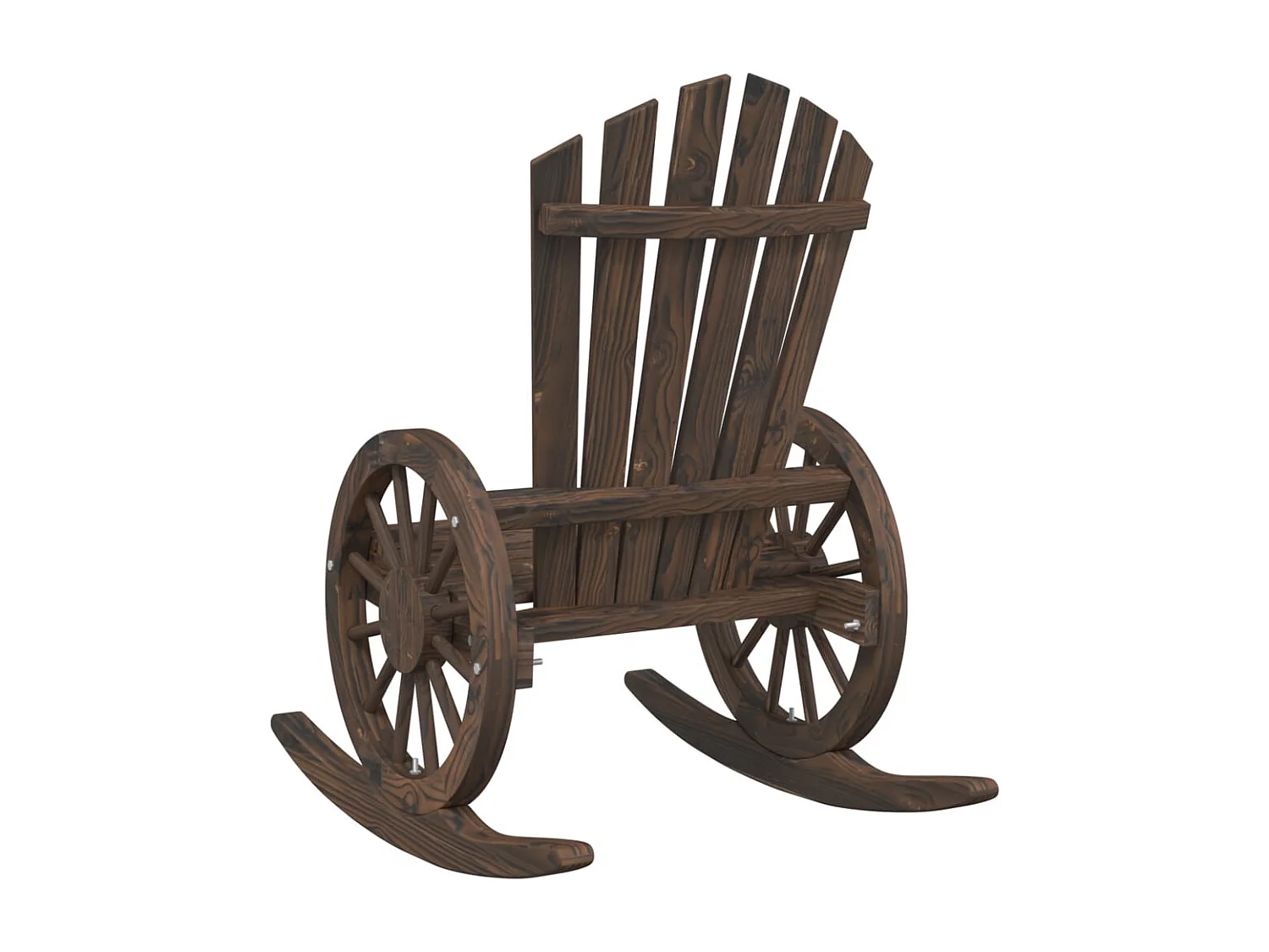 Chaises à bascule Adirondack lot de 2 bois de sapin massif