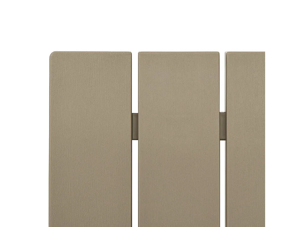 Adirondack tuinstoel lichtbruin 75x88,5x89,5 cm PP