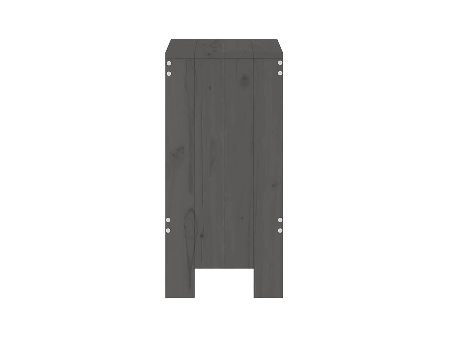 Barkrukken set van 2 40x36x75 cm massief grenenhout