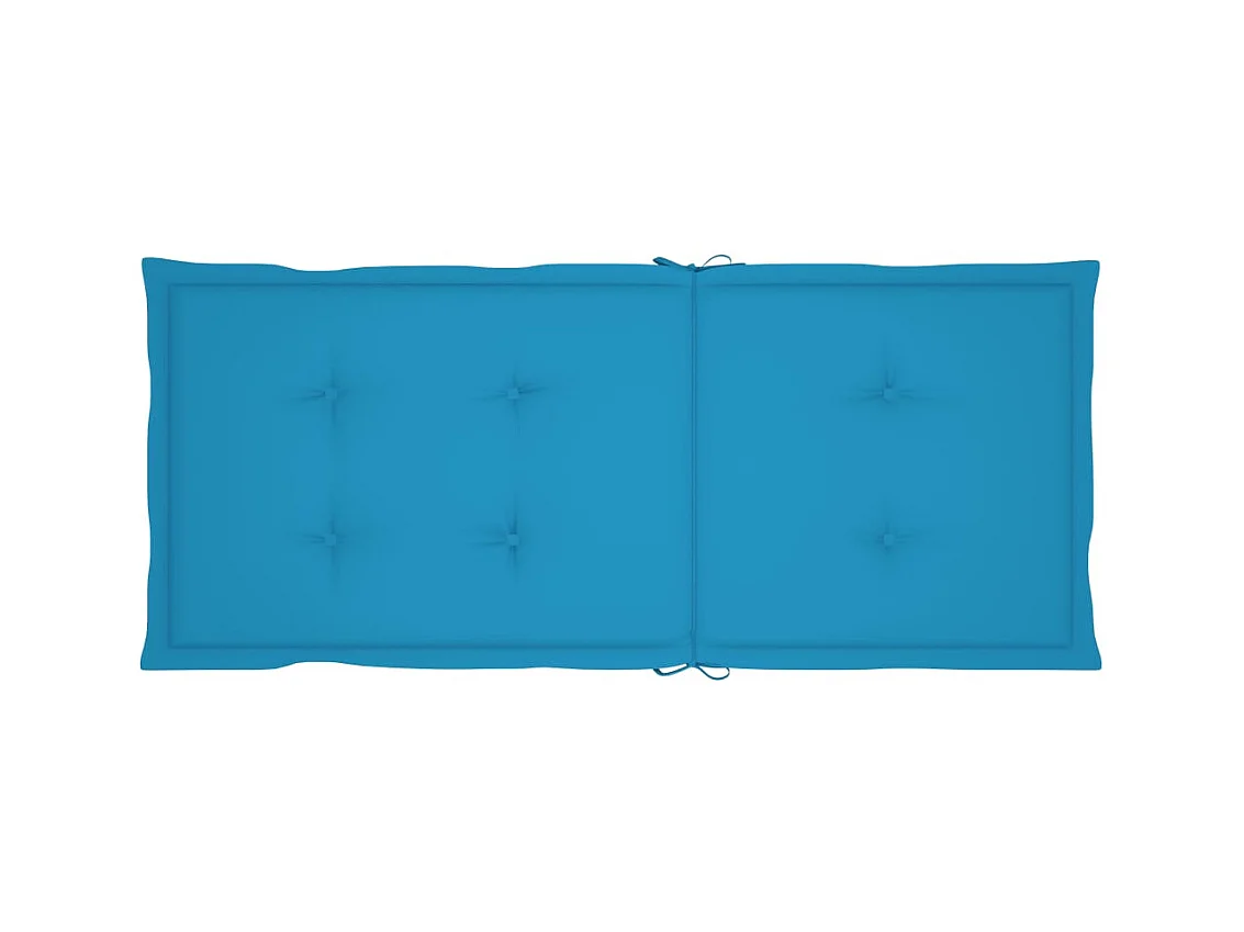 Set di 8 sedie da giardino pieghevoli con cuscini in legno di acacia