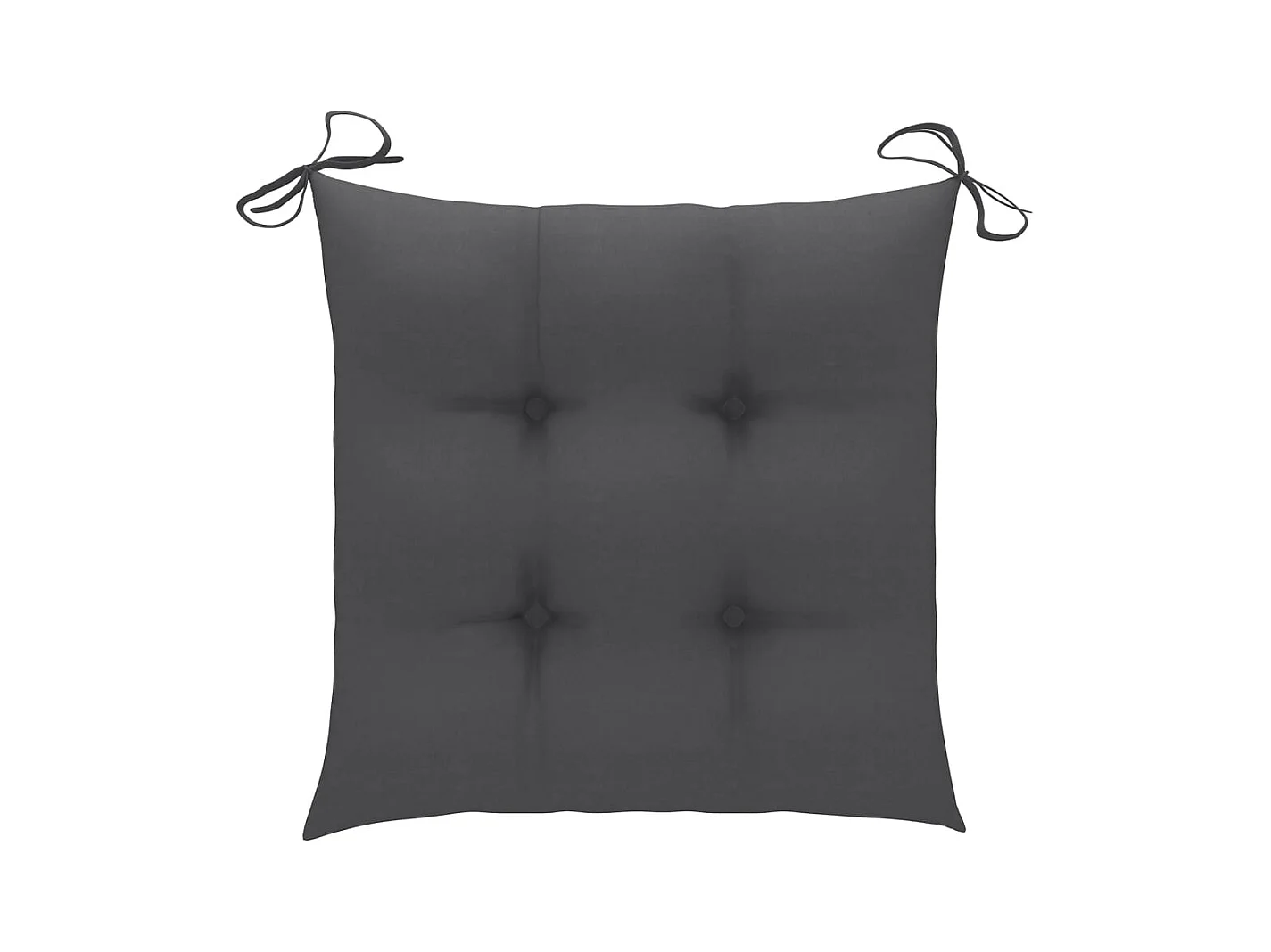 Chaises de jardin lot de 6 avec coussins Bois de teck massif