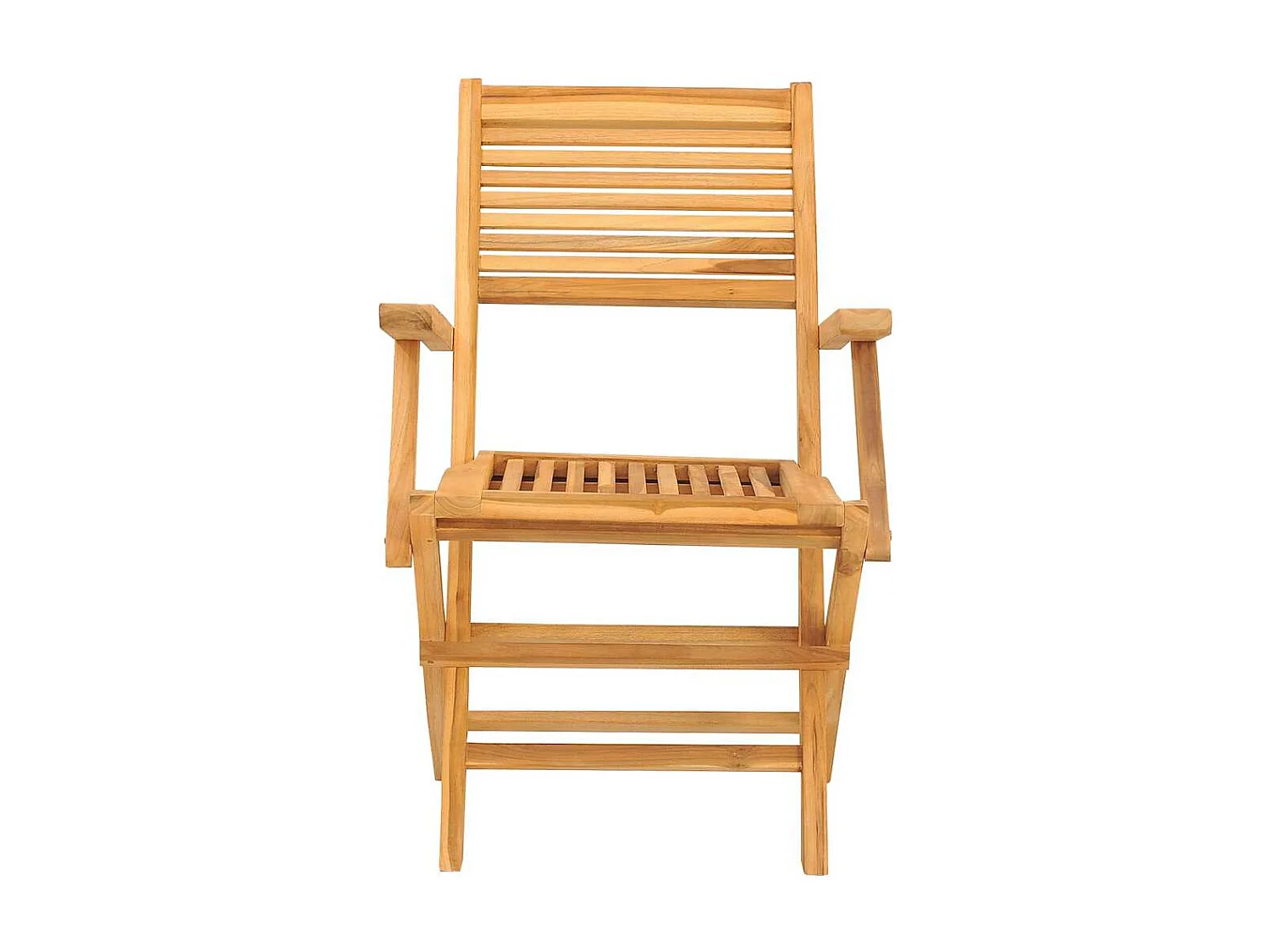 Chaises de jardin pliantes lot de 2 55x62x90cm bois massif teck