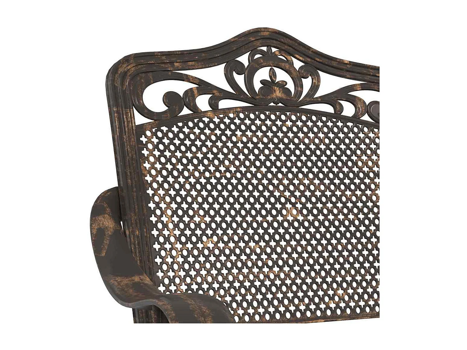 Chaise de jardin 2 pcs Bronze 55 x 56,5 x 91cm Aluminium