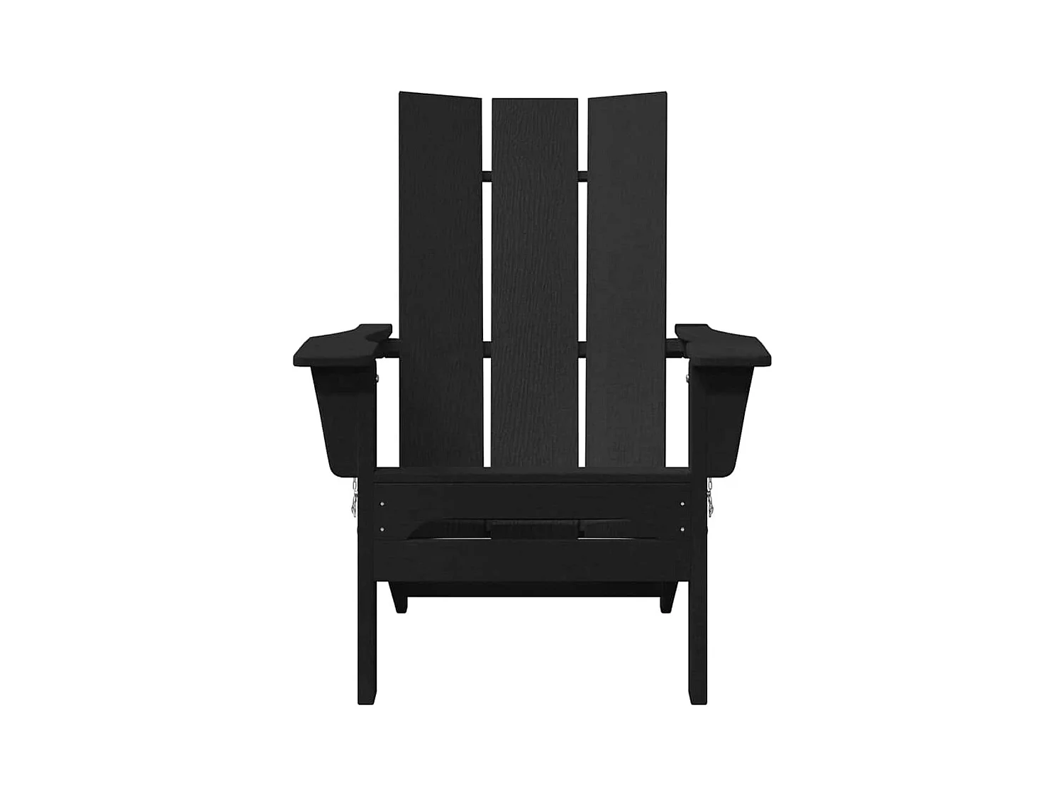 Mobilier de jardin lounge 2 pcs Noir 74.5 x 80.5 x 90cm