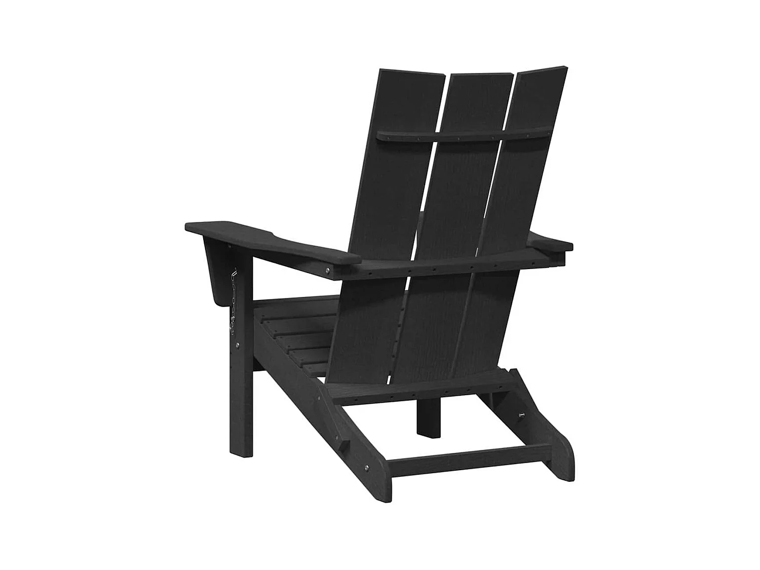 Mobilier de jardin lounge 2 pcs Noir 74.5 x 80.5 x 90cm