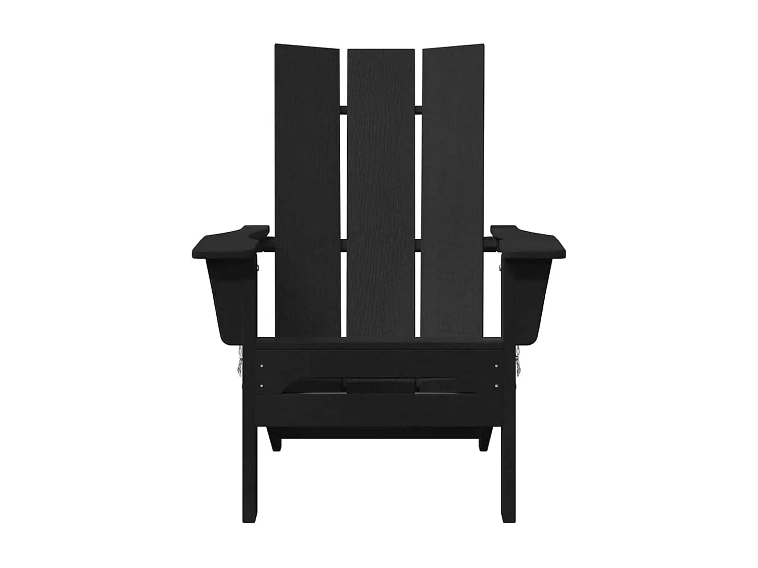 Mobilier de jardin lounge 2 pcs Noir 74.5 x 80.5 x 90cm