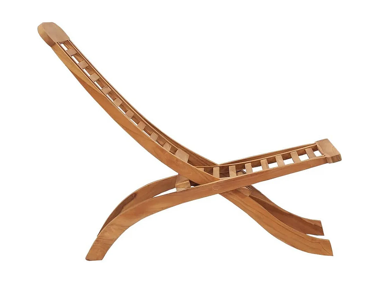 Chaise de jardin pliable 50x90x69 cm Bois de teck massif
