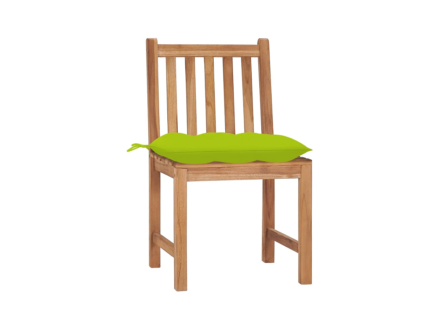 Tuinstoelen set van 2 met kussens Massief teakhout