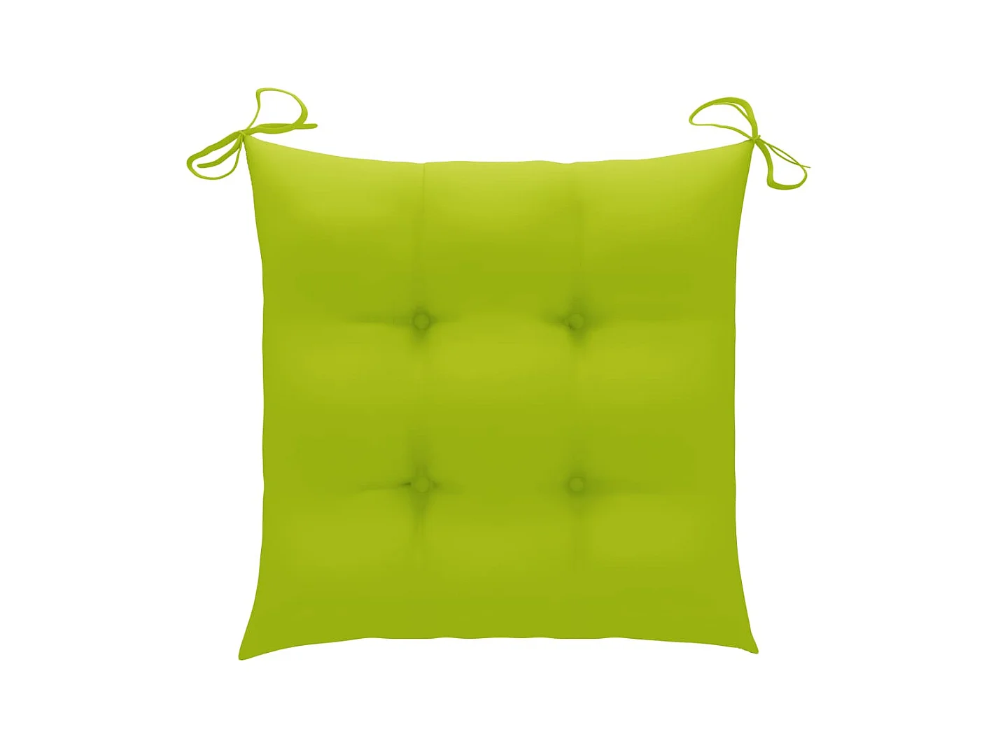 Tuinstoelen set van 2 met kussens Massief teakhout