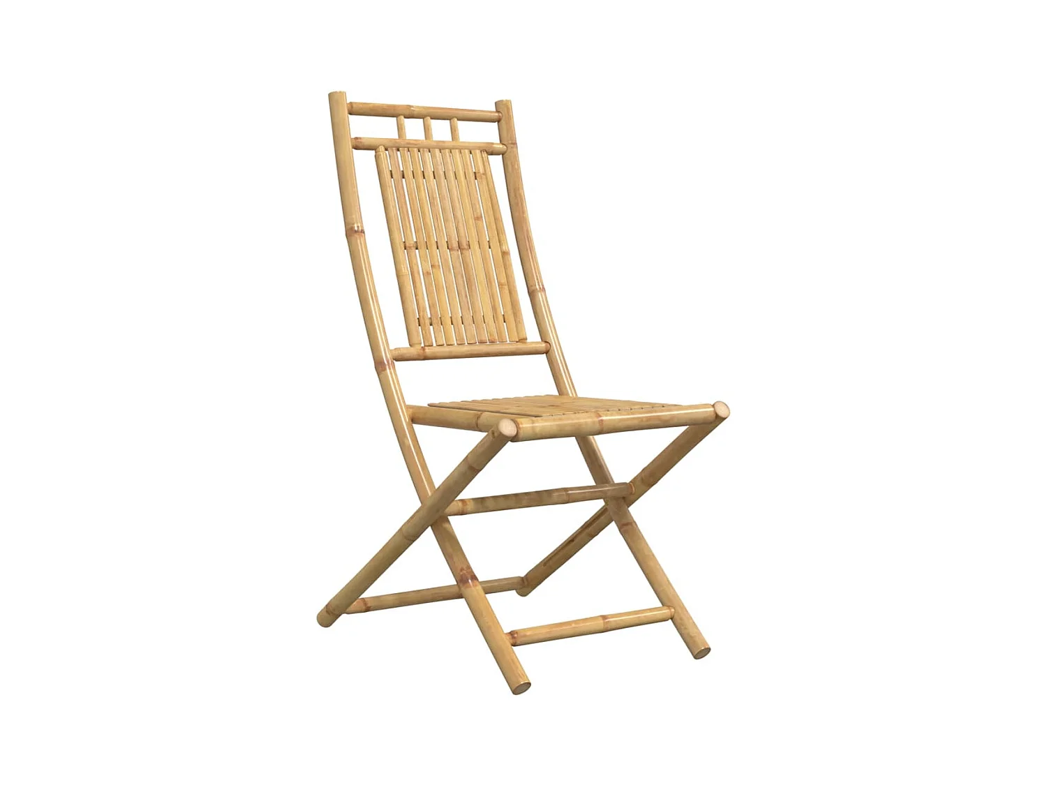 Opvouwbare tuinstoelen set van 8 46x66x99 cm bamboe