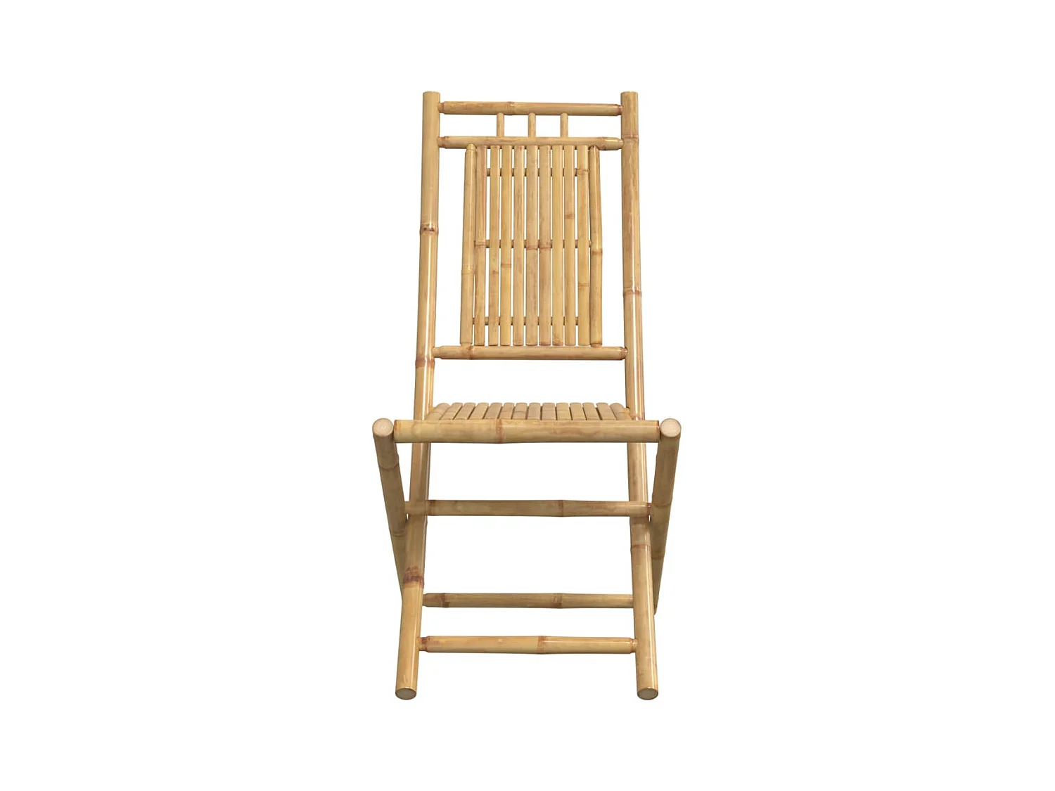 Opvouwbare tuinstoelen set van 8 46x66x99 cm bamboe