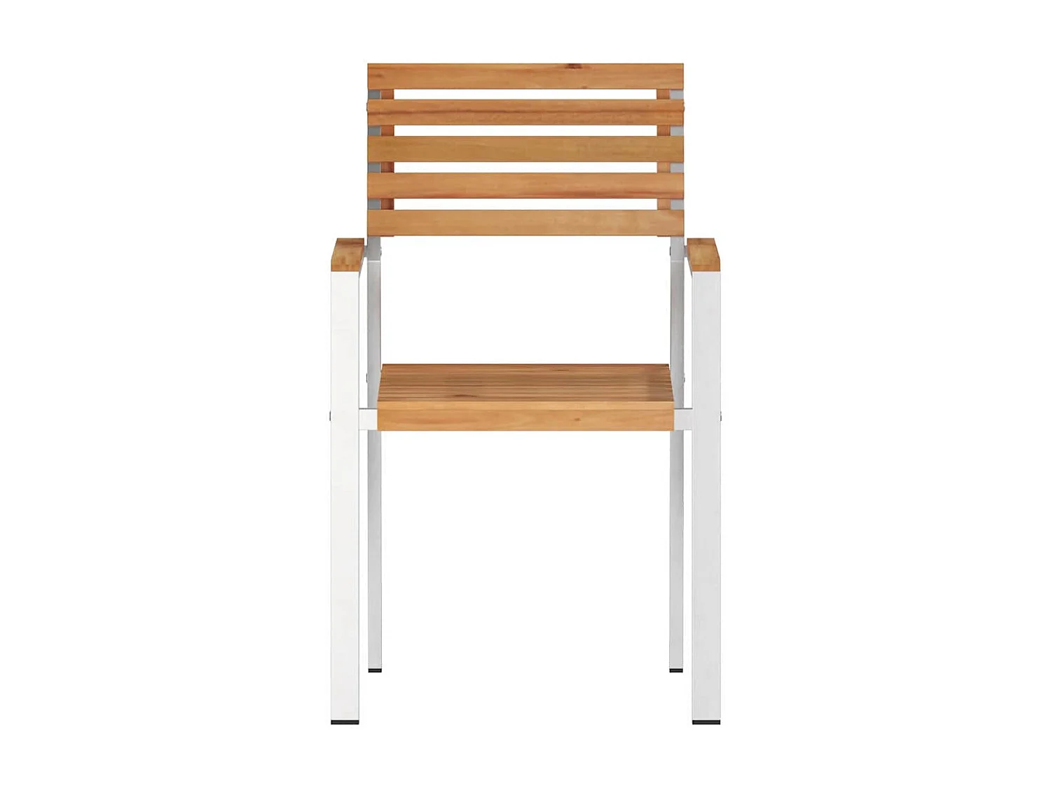 Tuinstoel 6 stuks Bruin 56 x 54,5 x 87 cm Massief teak