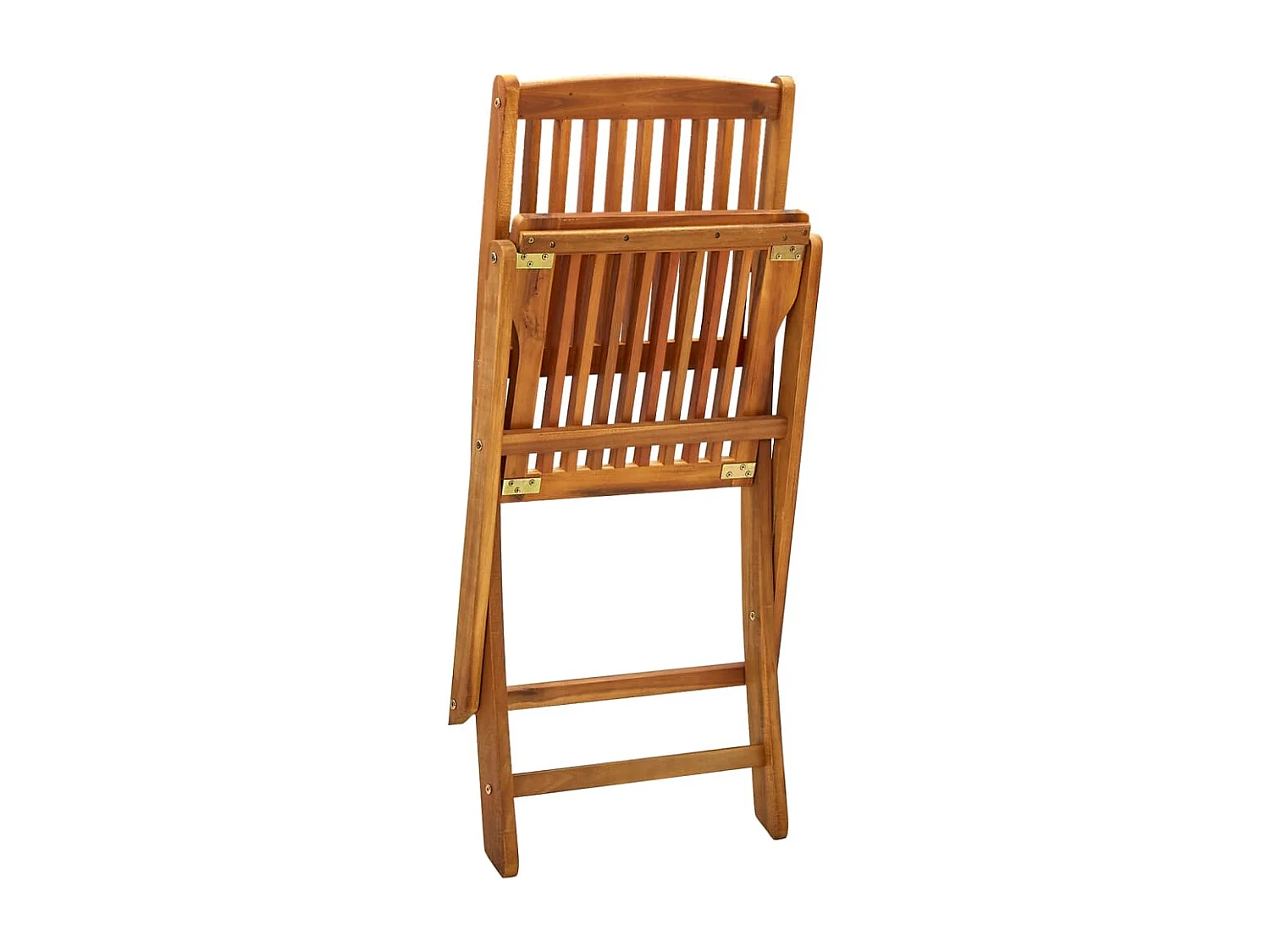 Set van 2 klapstoelen voor buiten, massief acaciahout