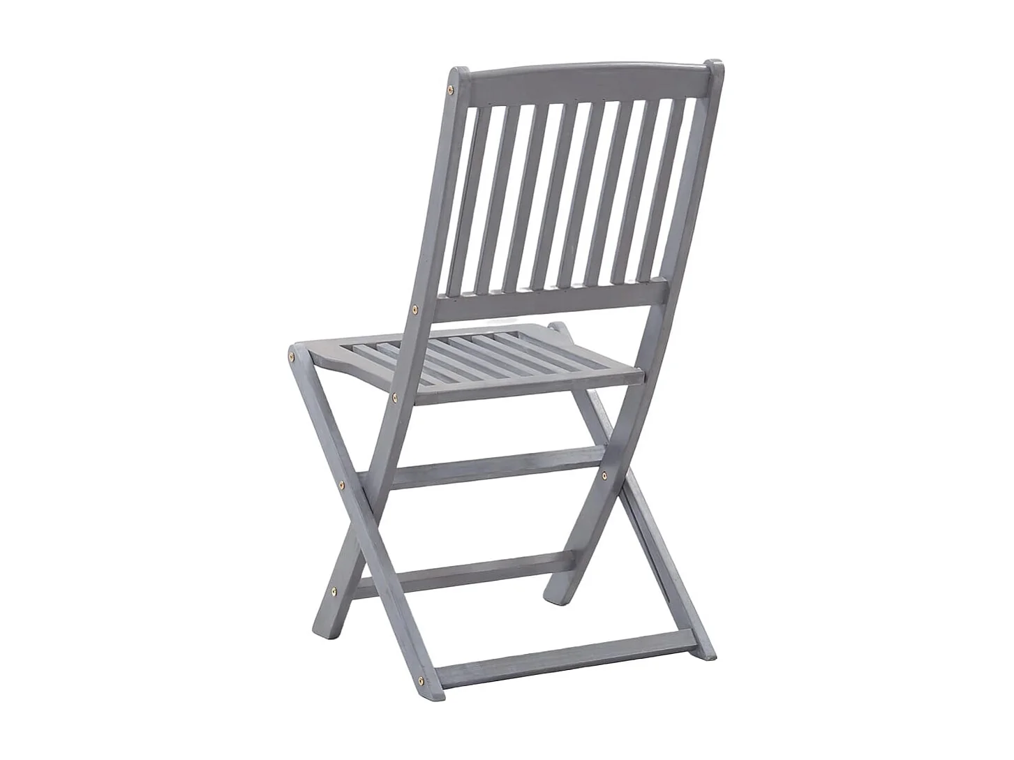 Chaises pliables d'extérieur lot de 8 Bois d'acacia solide