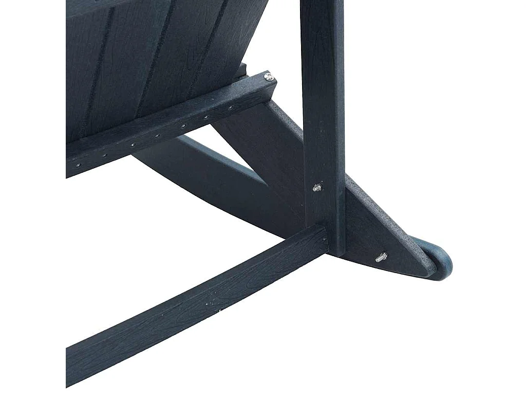 Chaise Adirondack à bascule Bleu marine 73.5 x 92 x 90 cm