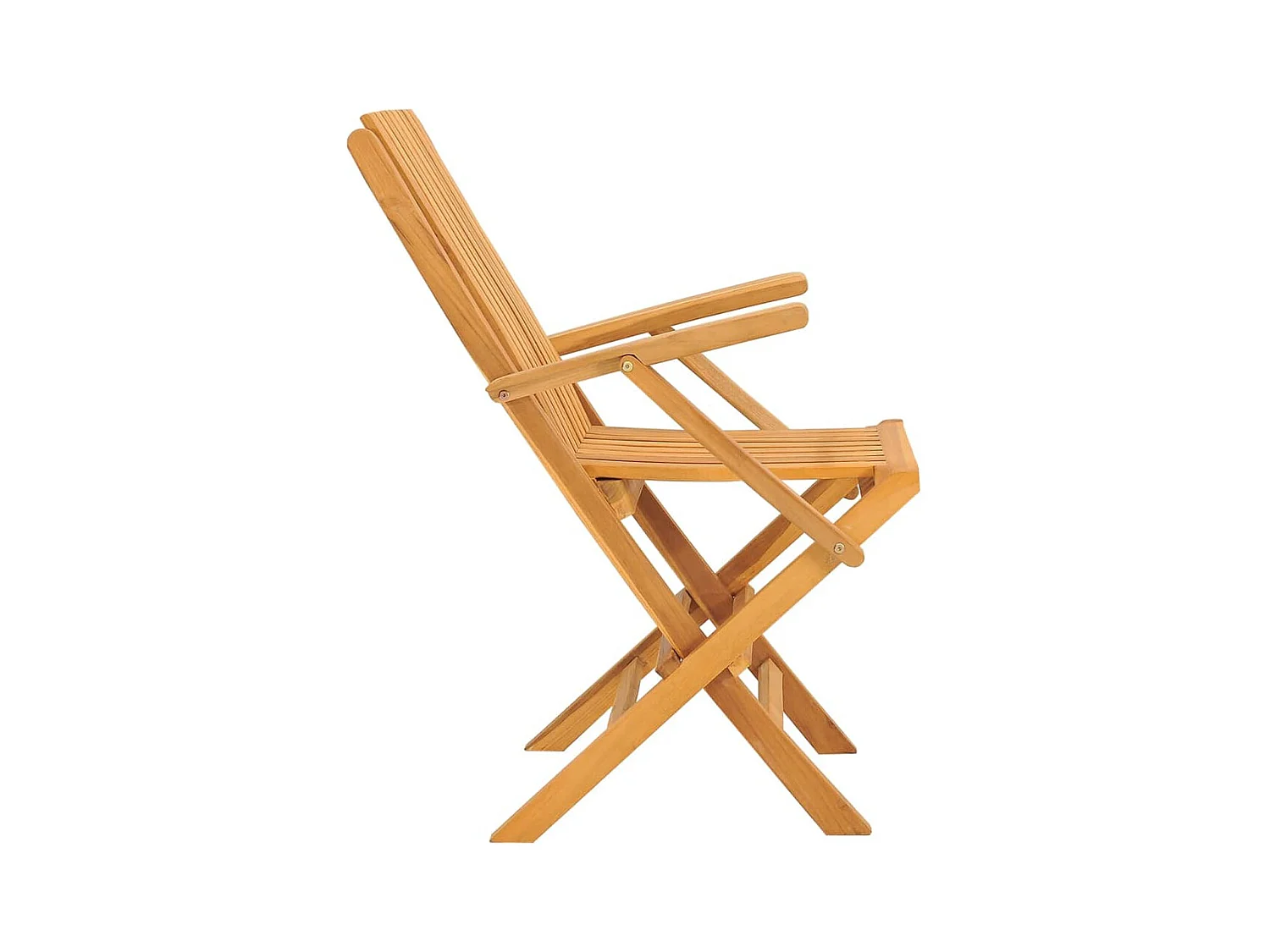 Opvouwbare tuinstoelen set van 2 61x67x90cm massief teakhout