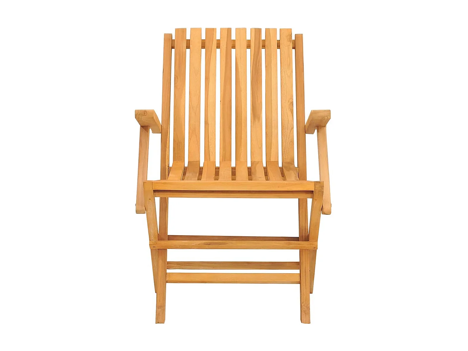 Chaises de jardin pliantes lot de 2 61x67x90cm bois massif teck