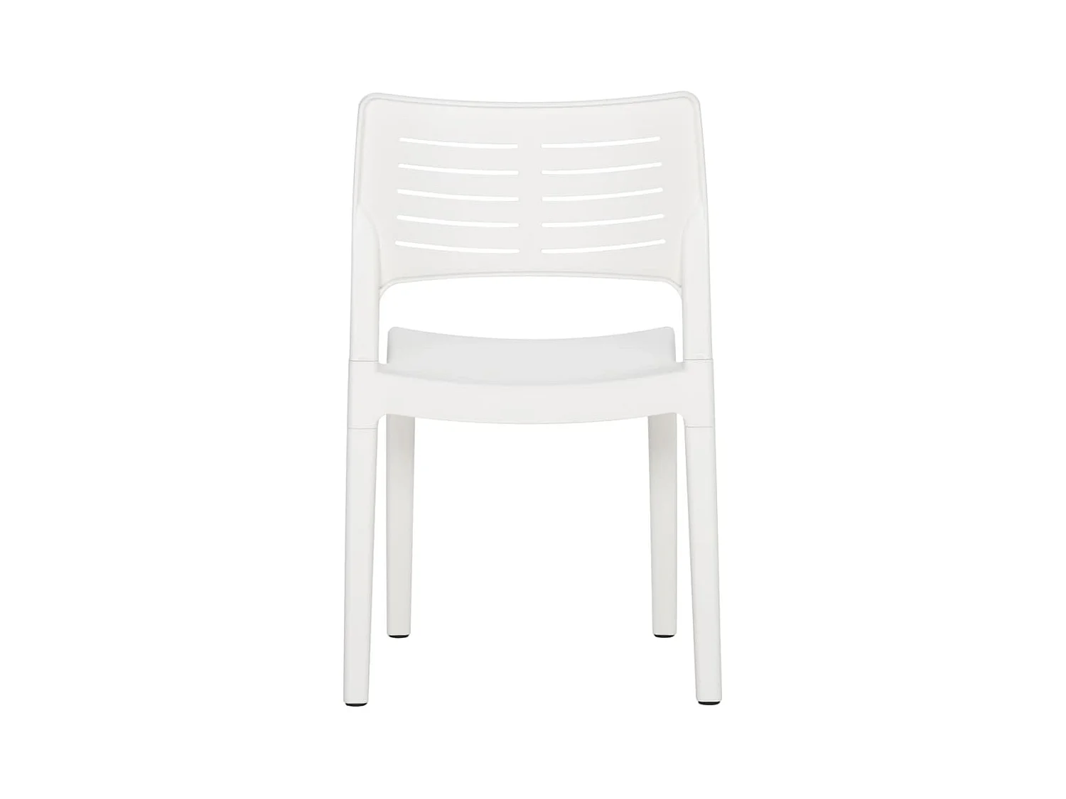 Tuinstoelen set van 2 Wit Polypropyleen