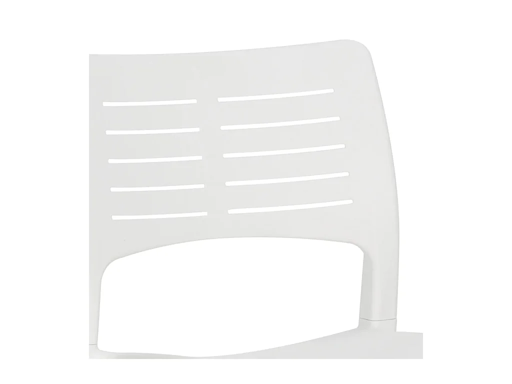 Tuinstoelen set van 2 Wit Polypropyleen