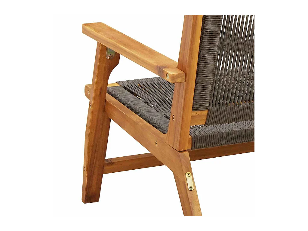 Set di mobili da giardino 2 pezzi Grigio 78 x 67 x 73 cm