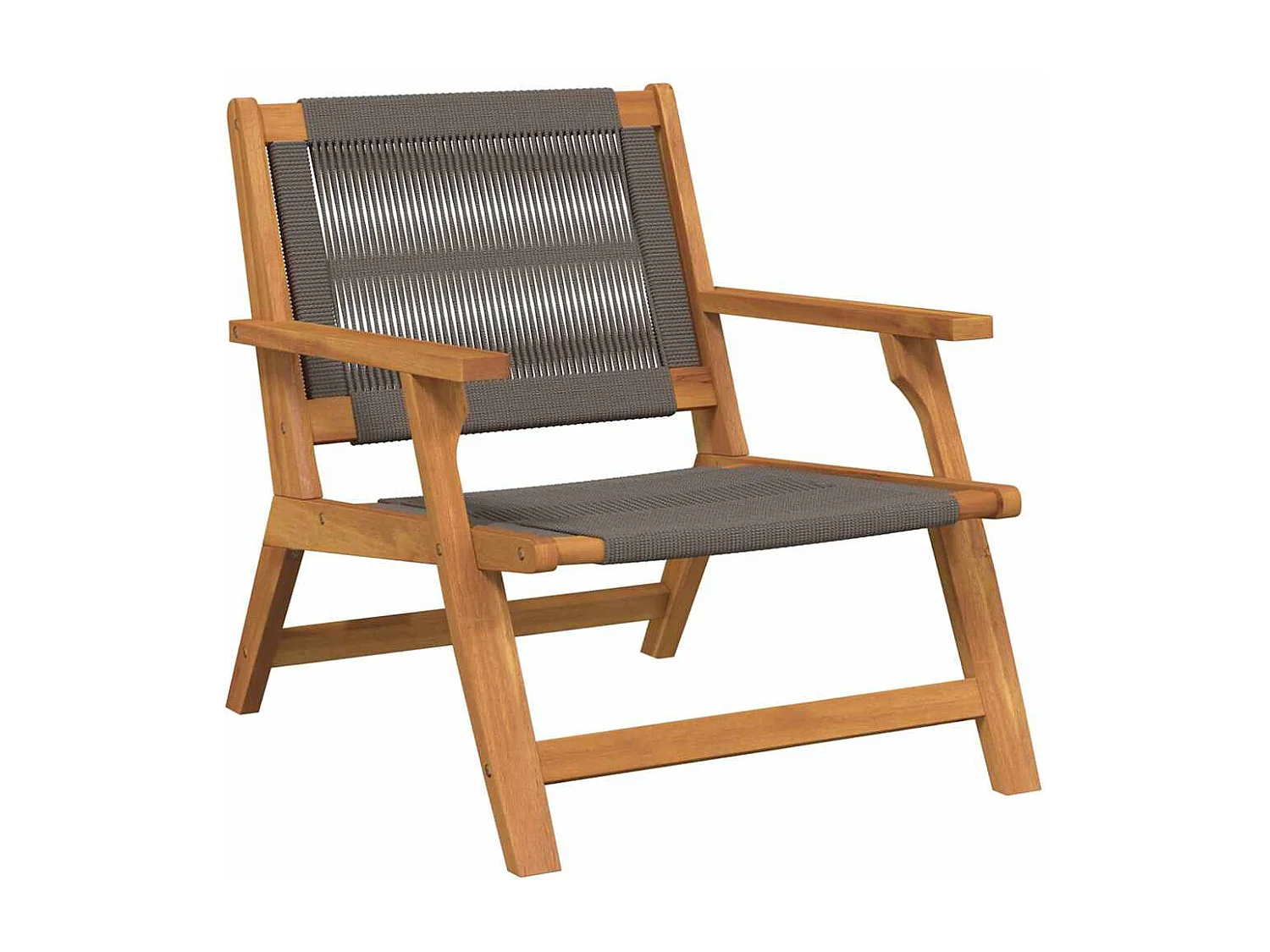 Tuinmeubelset 2-delig Grijs 78 x 67 x 73cm